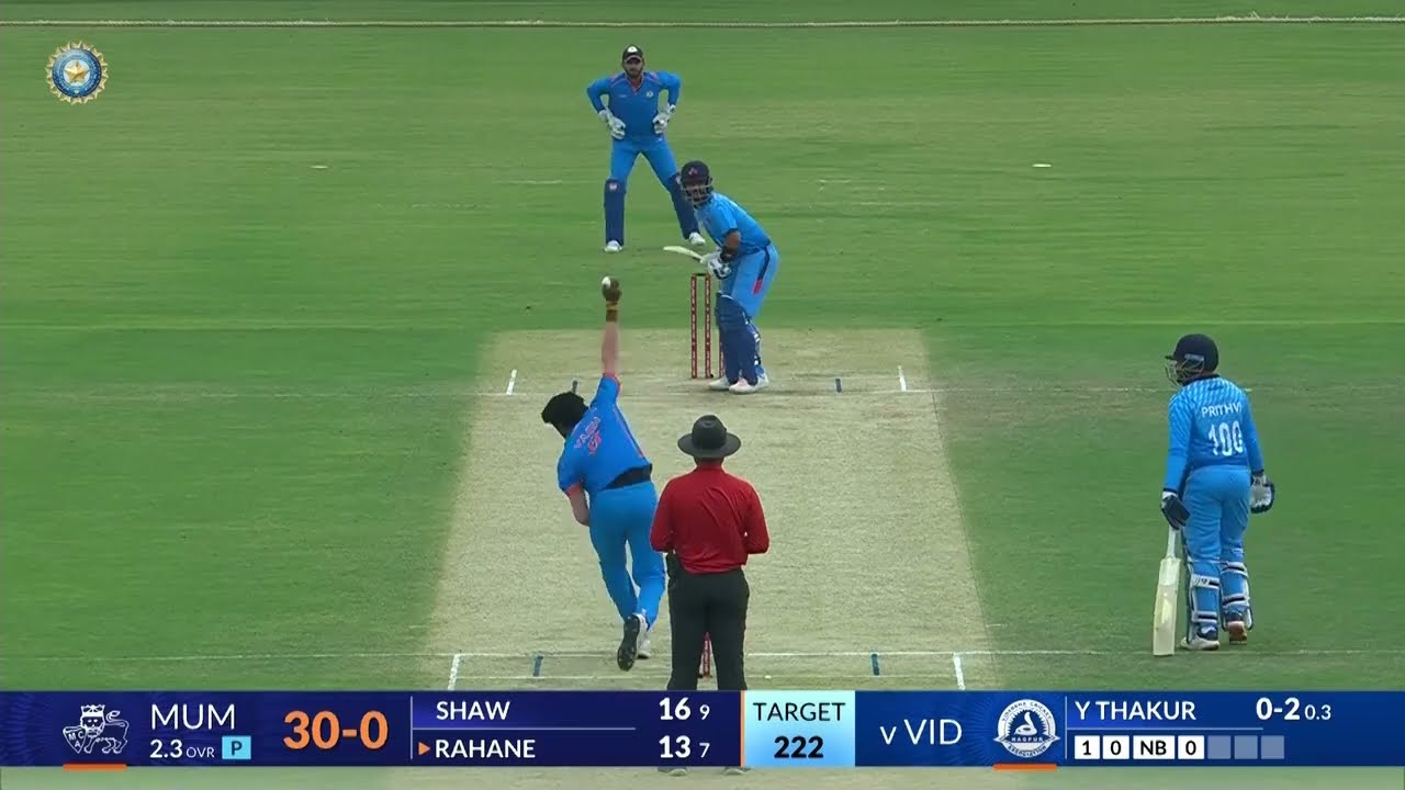 Ajinkya Rahane batting in syed mustaq ali trophy