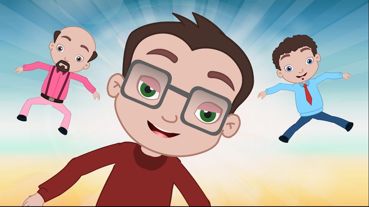 Five Big Fathers Jumping On The Bed  | Nursery Rhymes and Kids Songs | Tinydreams