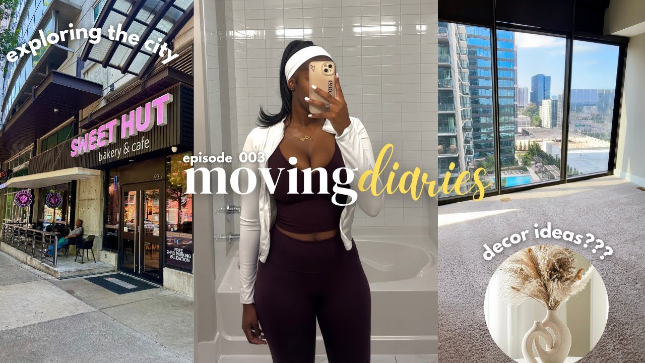 MOVING DIARIES | EPISODE 3: Exploring Atlanta + Decor Ideas + Mini Grocery Haul + New Cafe, etc