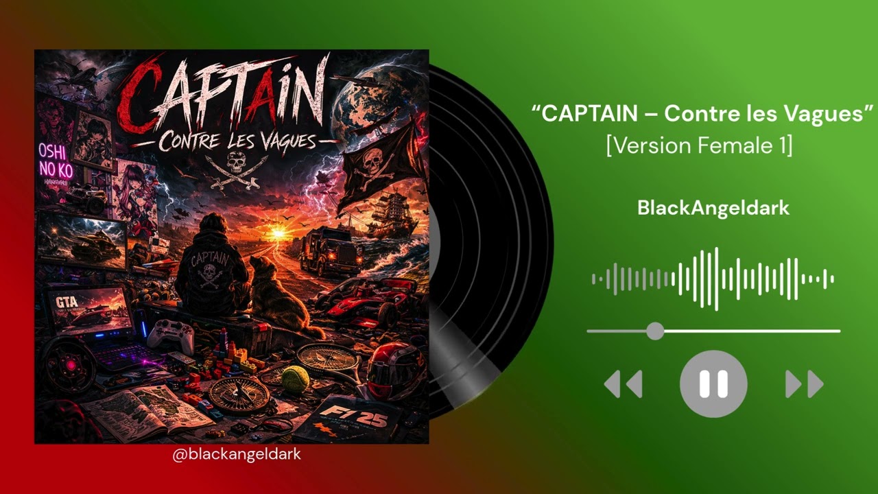 “CAPTAIN – Contre les Vagues” [Version Female 1] by BlackAngeldark