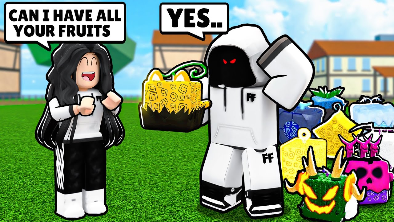I Said YES To My GIRLFRIEND For 24 HOURS.. (Blox Fruits)