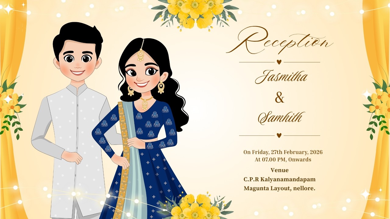 Reception Jasmitha With Samhith