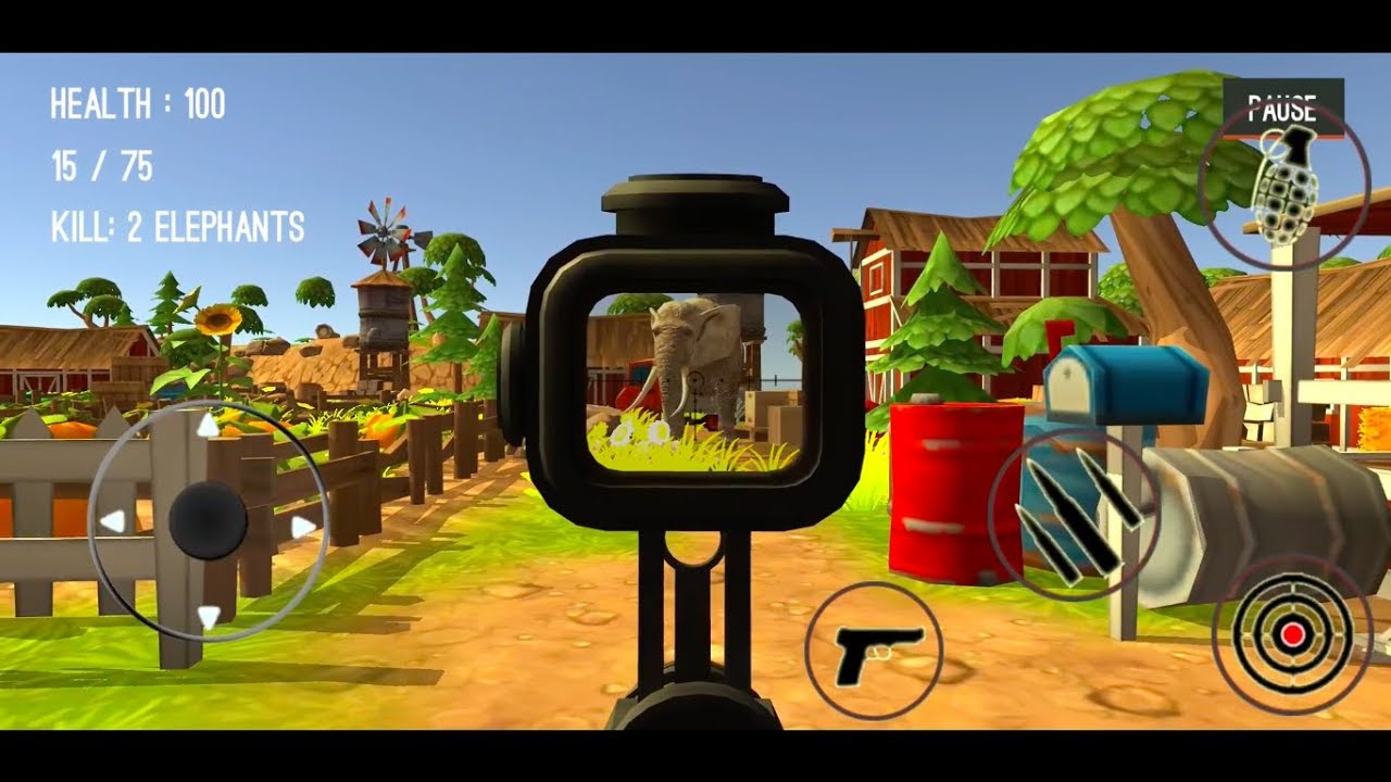 Wild Zoo Animals Hunting City #9 (Level 9-12) - Android Gameplay