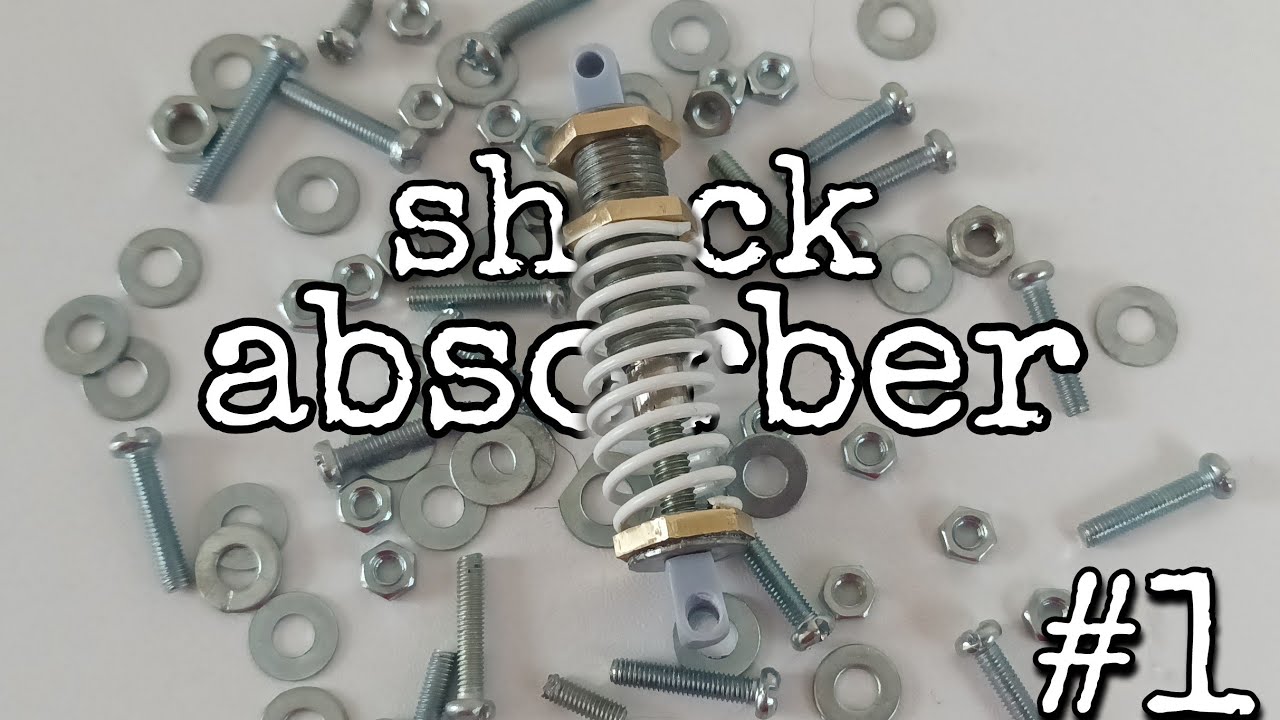 handmade shock absorber rc car // how to make on-road rc car #1