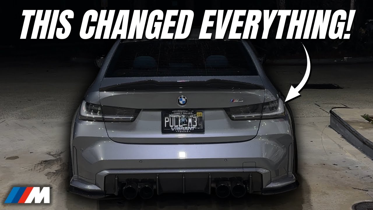 These MODS TRANSFORMED My G80 M3 - New Carbon Lip, Clear Taillights, Rear Reflectors