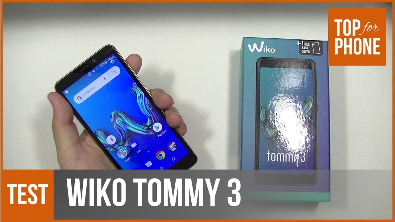 WIKO TOMMY 3 - test par TopForPhone