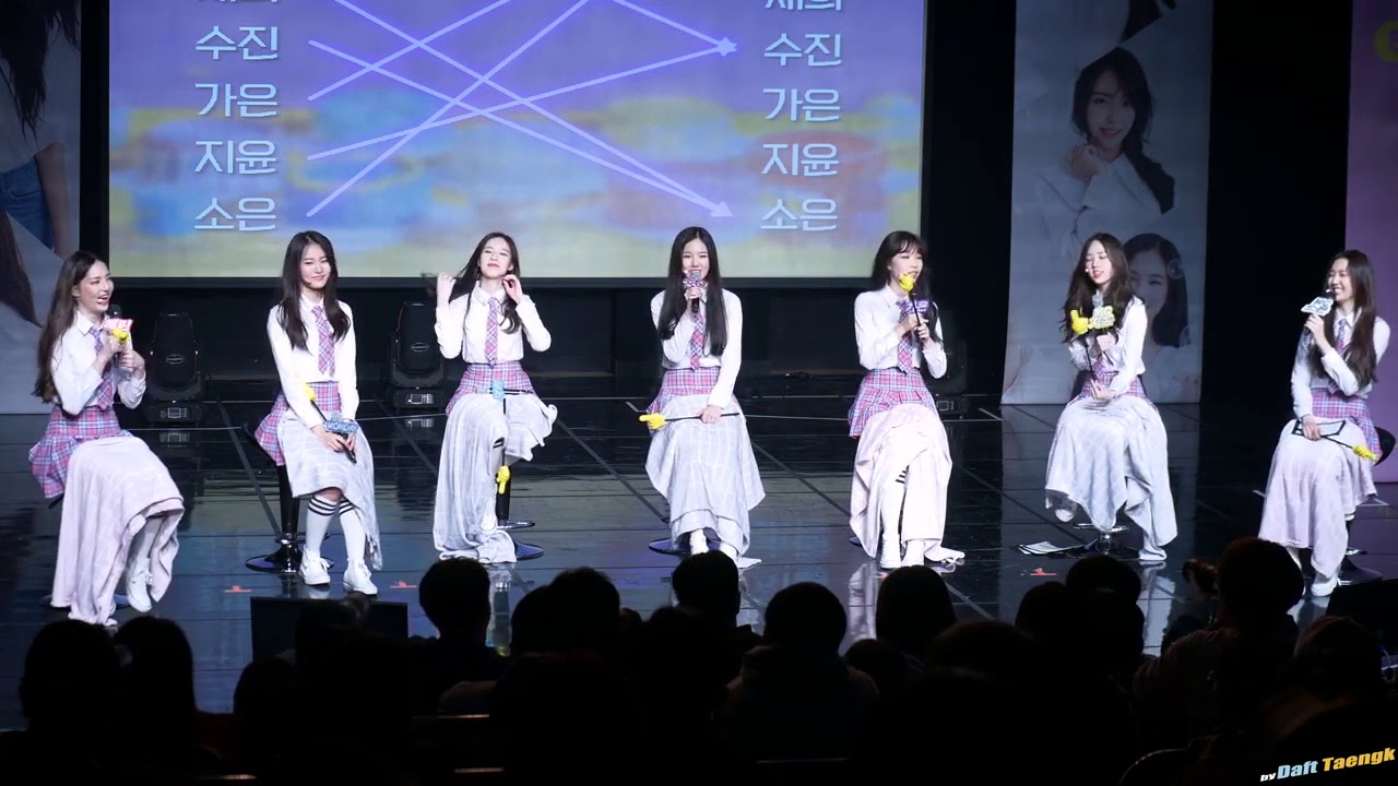 Fave Girls FAVEGIRLS Point Mok Talk TALK 4K fancam @1st Preshow