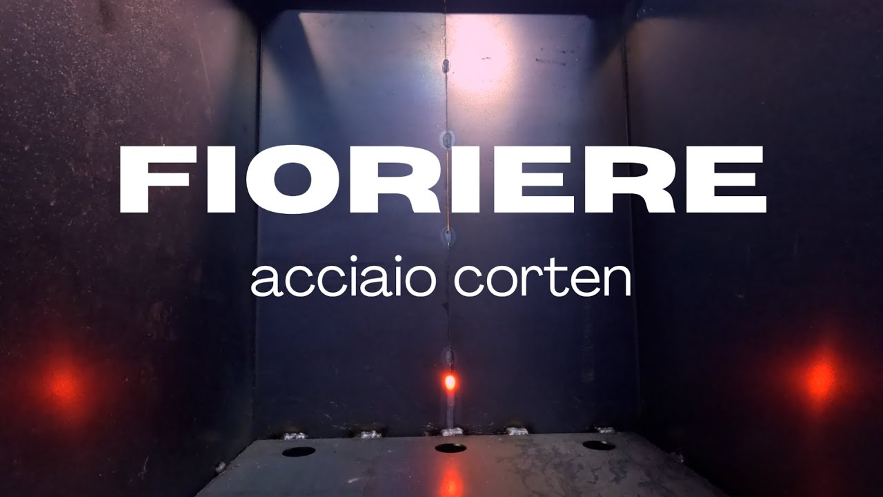 FIORIERE IN ACCIAIO CORTEN