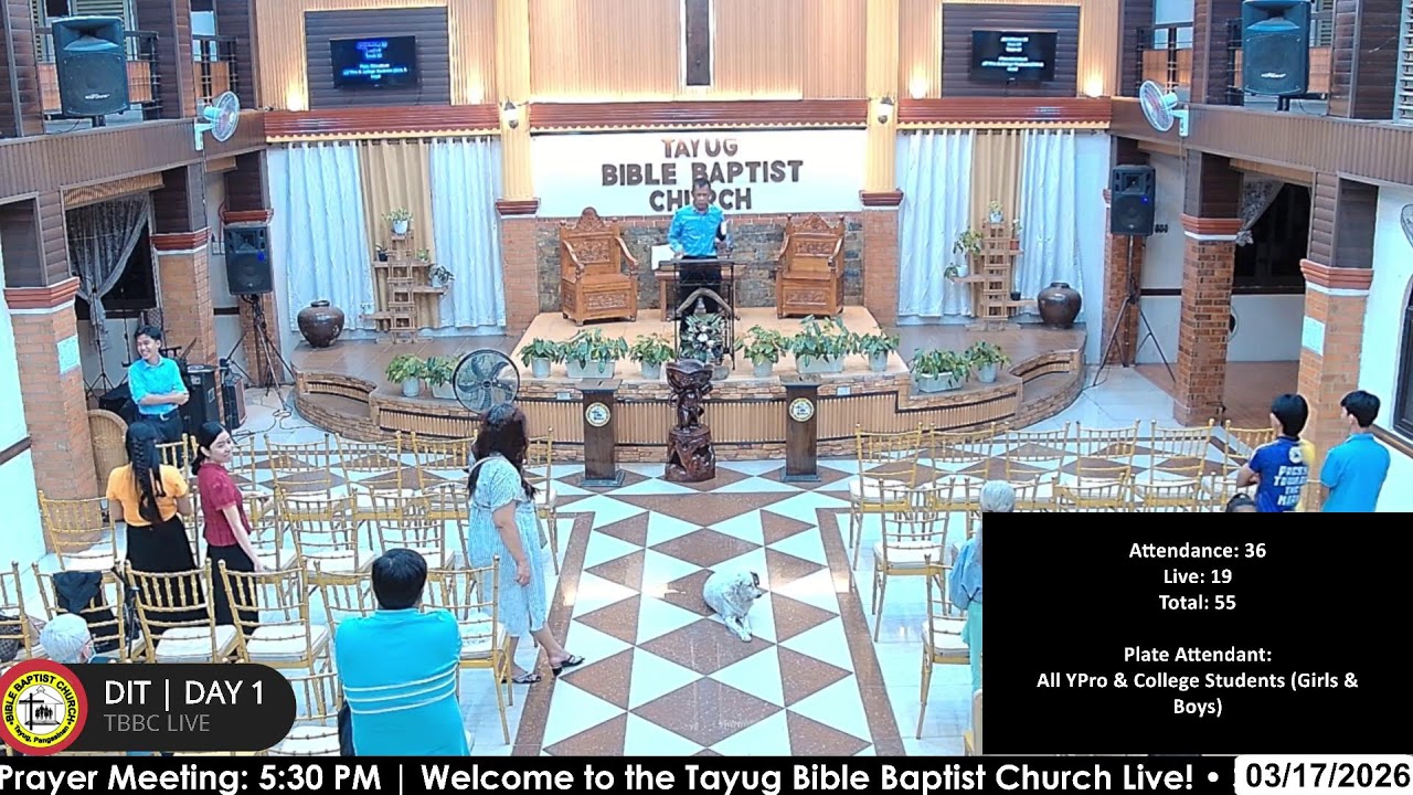 Tayug Bible Baptist Church Livestream | Multimedia Ministry