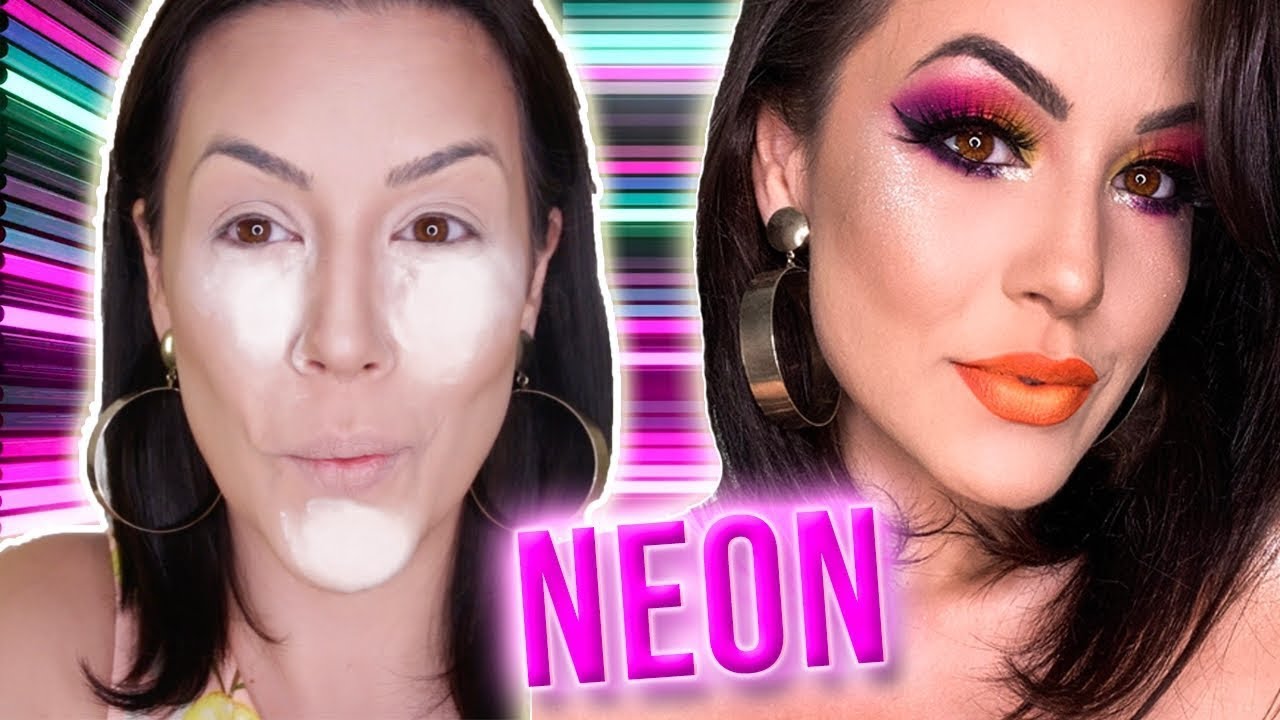 MAQUIAGEM NEON BEM PÁH PARA O CARNAVAL - É TENDÊNCIA NÉ BENINAS?!