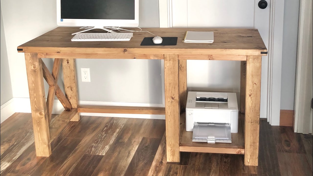Rustic X Desk