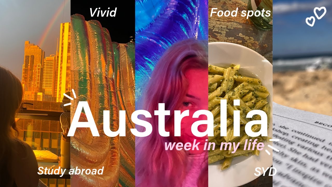 A week in my life in Australia 🎧🍸🧸| Sydney, Vivid festival, food