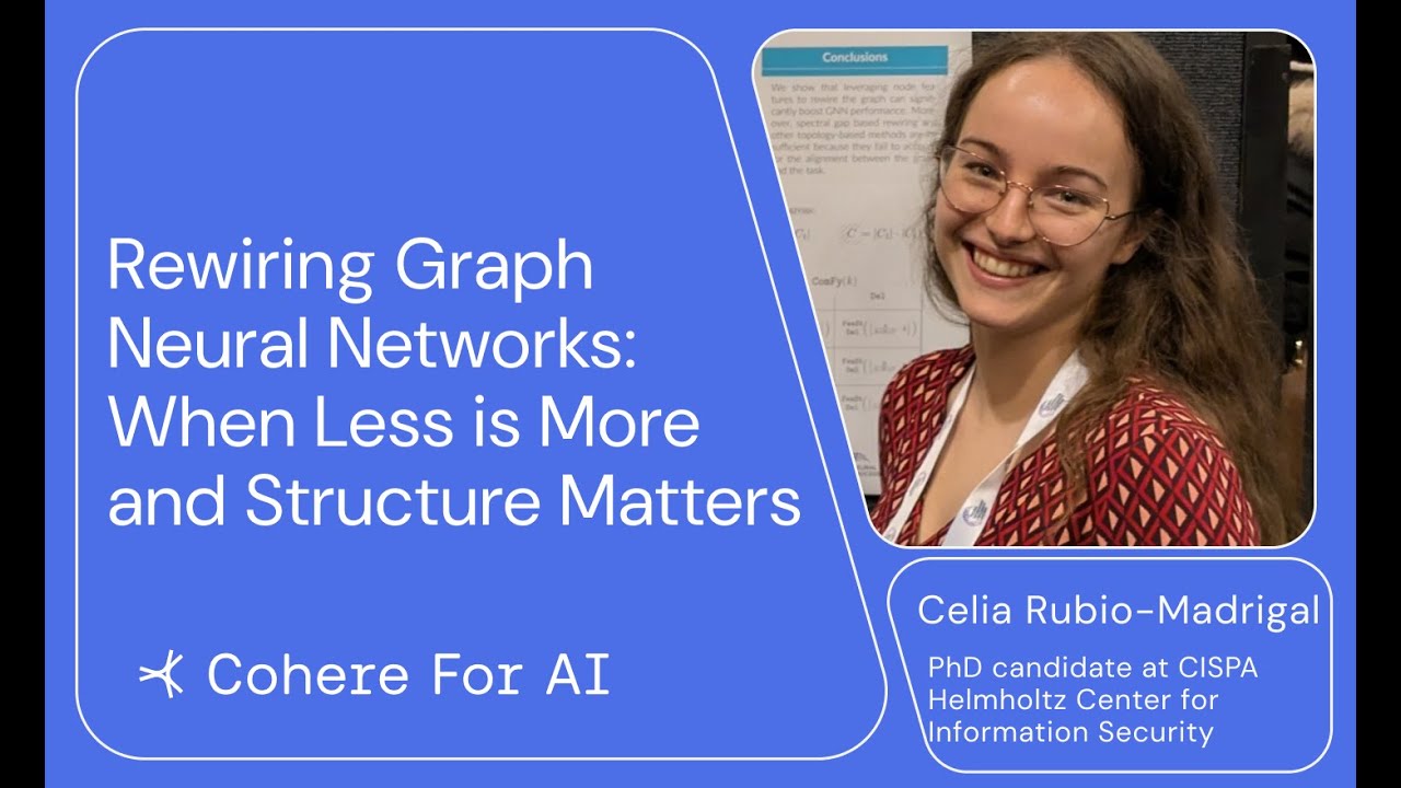 Celia Rubio Madrigal - Rewiring Graph Neural Networks: When Less is More and Structure Matters