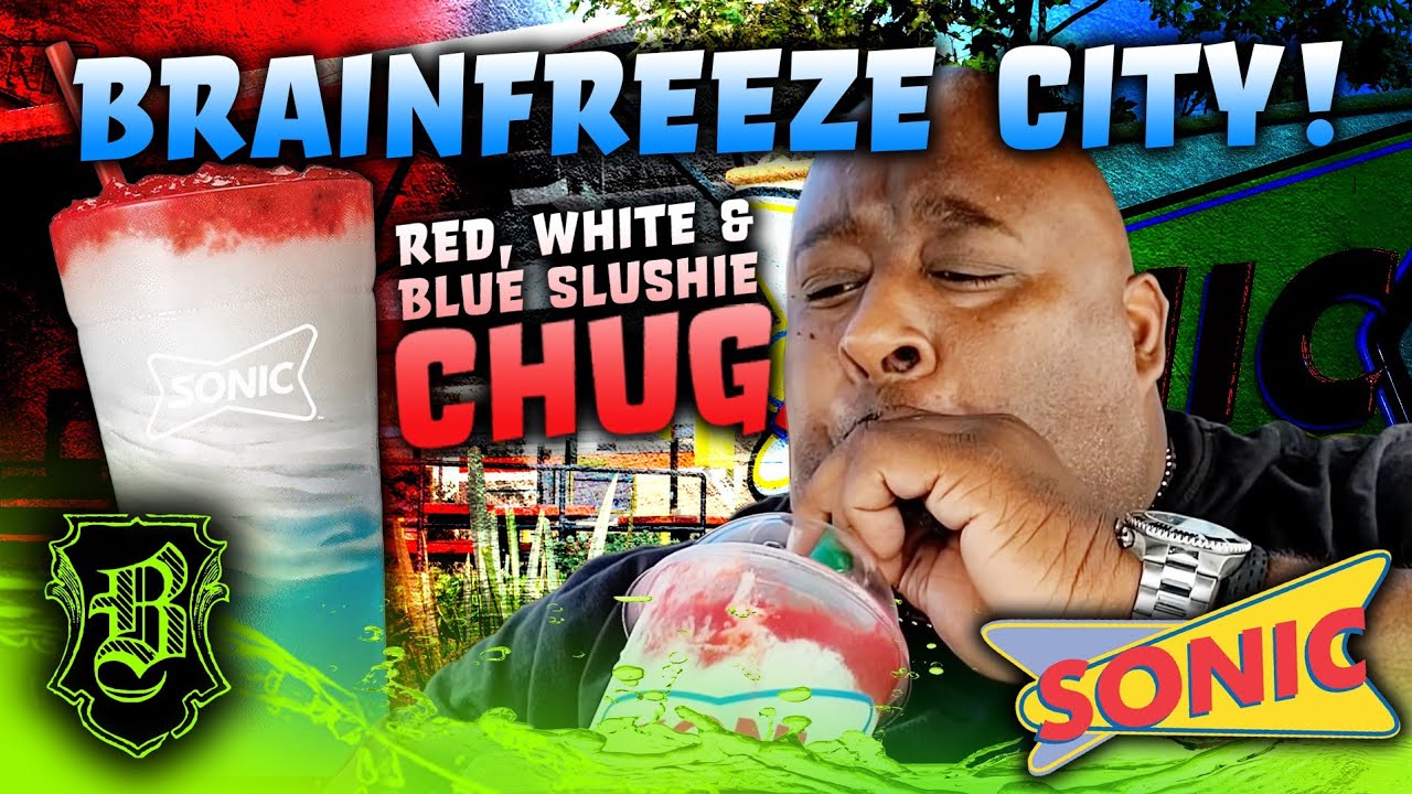 Trying Sonic's New Red White & Blue Slushie