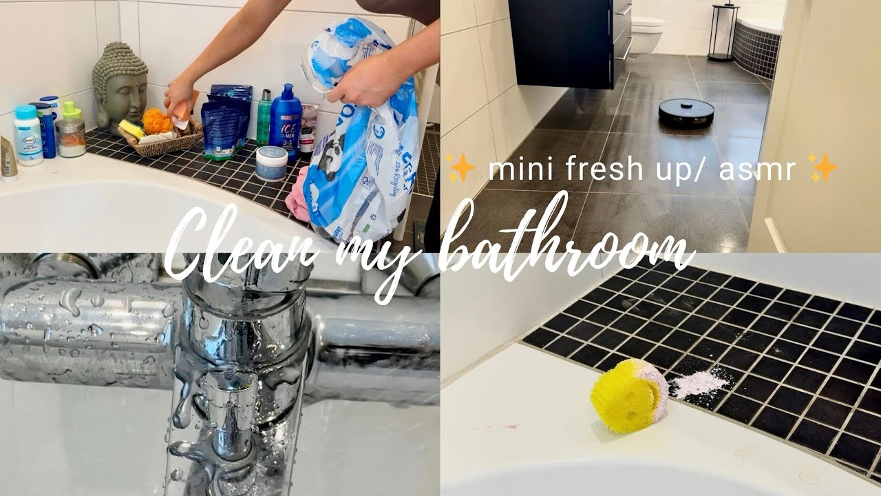 ✨ Mini fresh up/ clean my bathroom/ asmr ✨