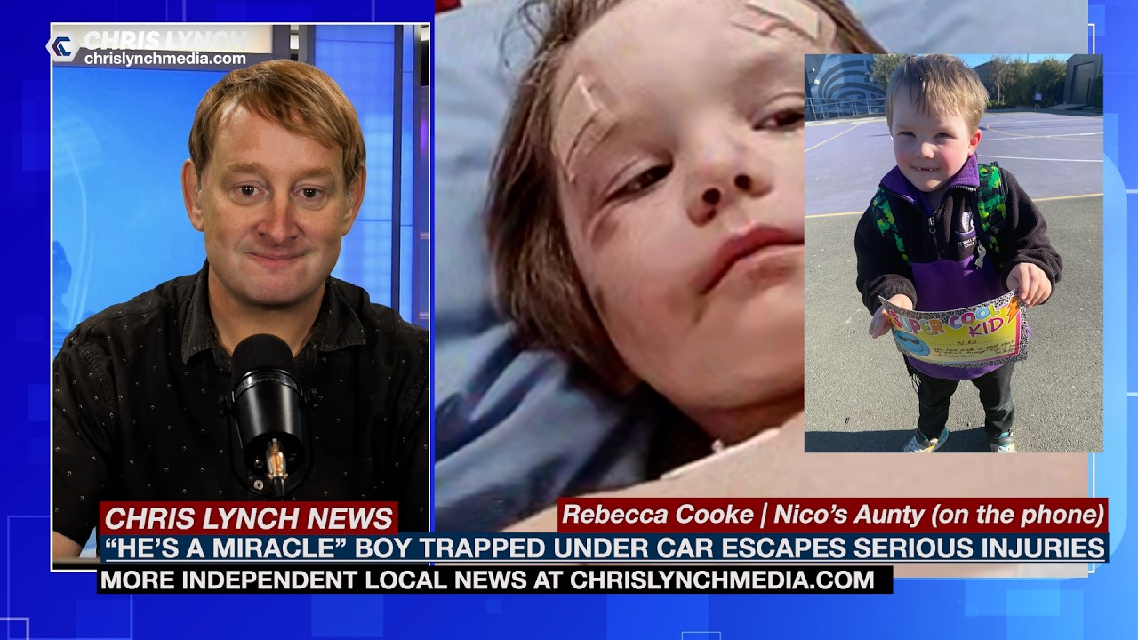 “It’s a miracle” boy dragged under car escapes serious injuries, aunty speaks