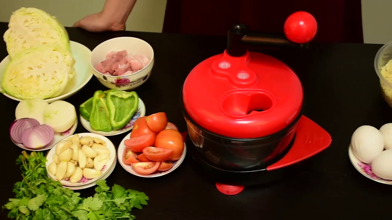 Manual Food Processor Product Demo