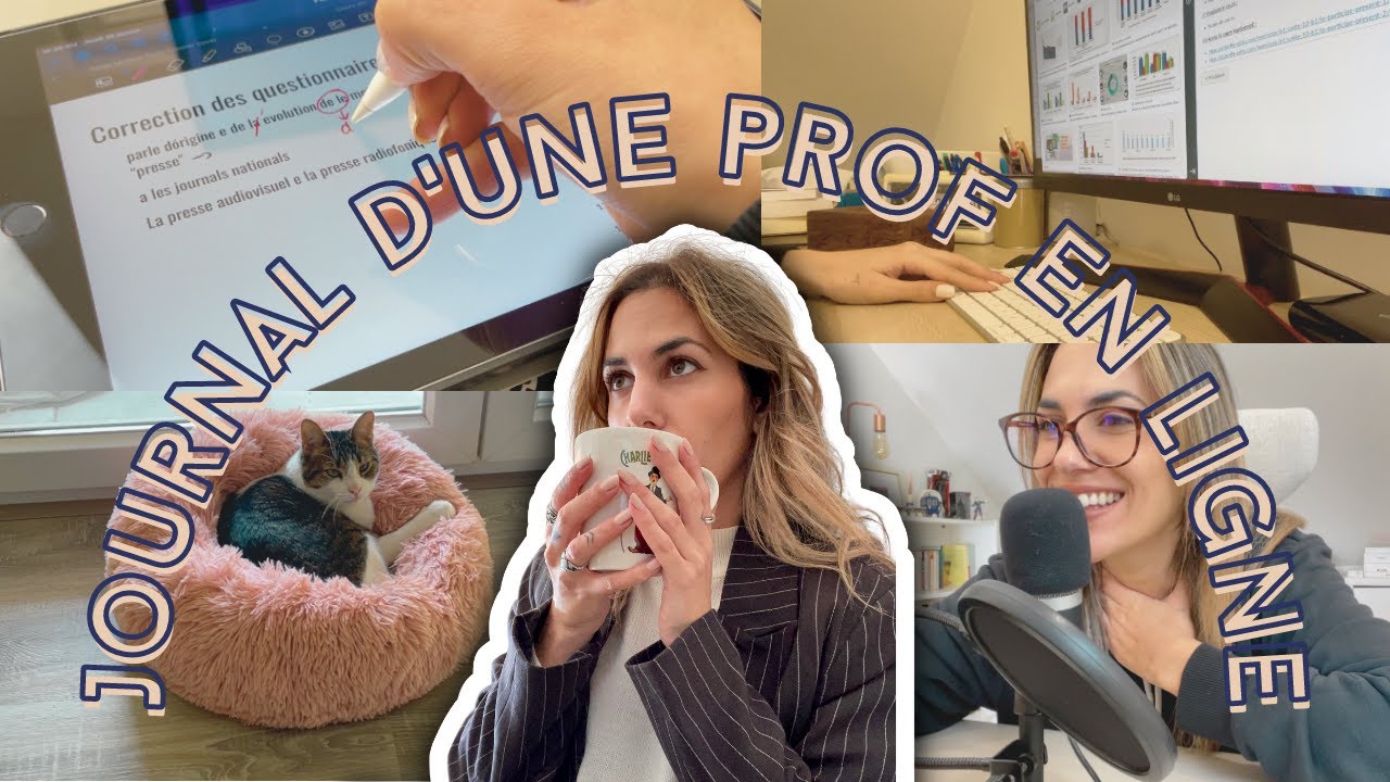 Je vous montre TOUT ! Journal d'une prof en ligne, notion, zoom, canvas, loom, google doc, ipad