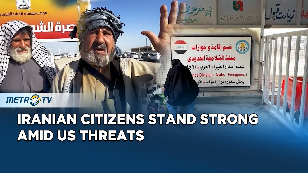 Iranian Travelers Cross Iraqi Border Amid Tensions with US
