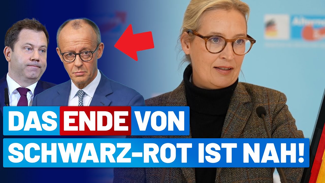 Diese Regierung wird schneller zerbrechen als die Ampel! PK von Alice Weidel - AfD-Fraktion