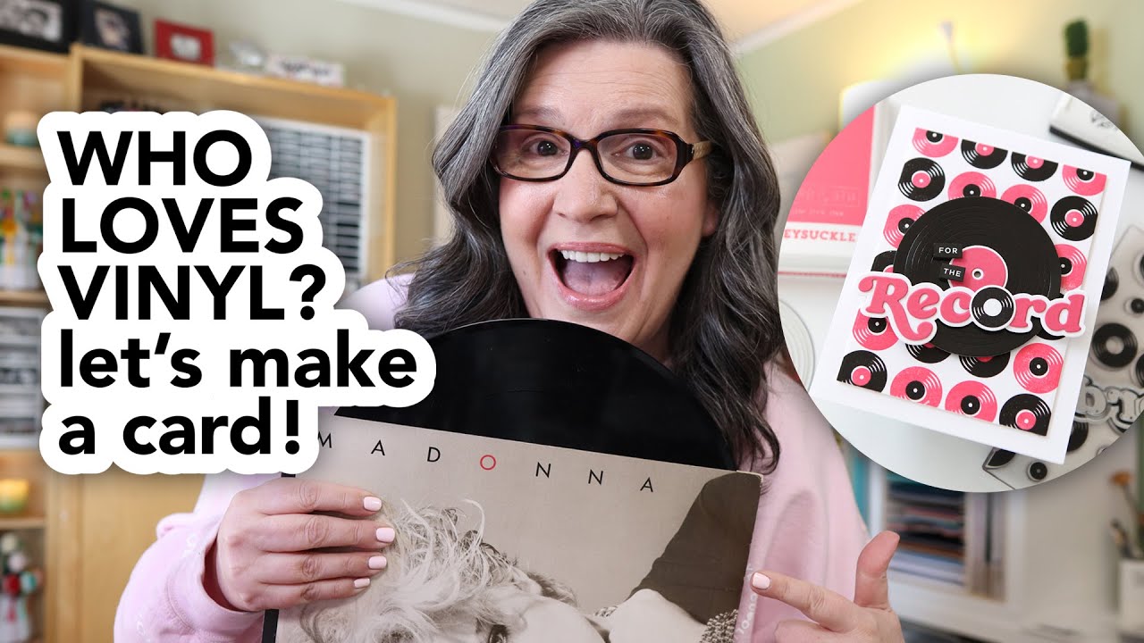 Vinyl lovers and card lovers—the perfect stamp set for you!