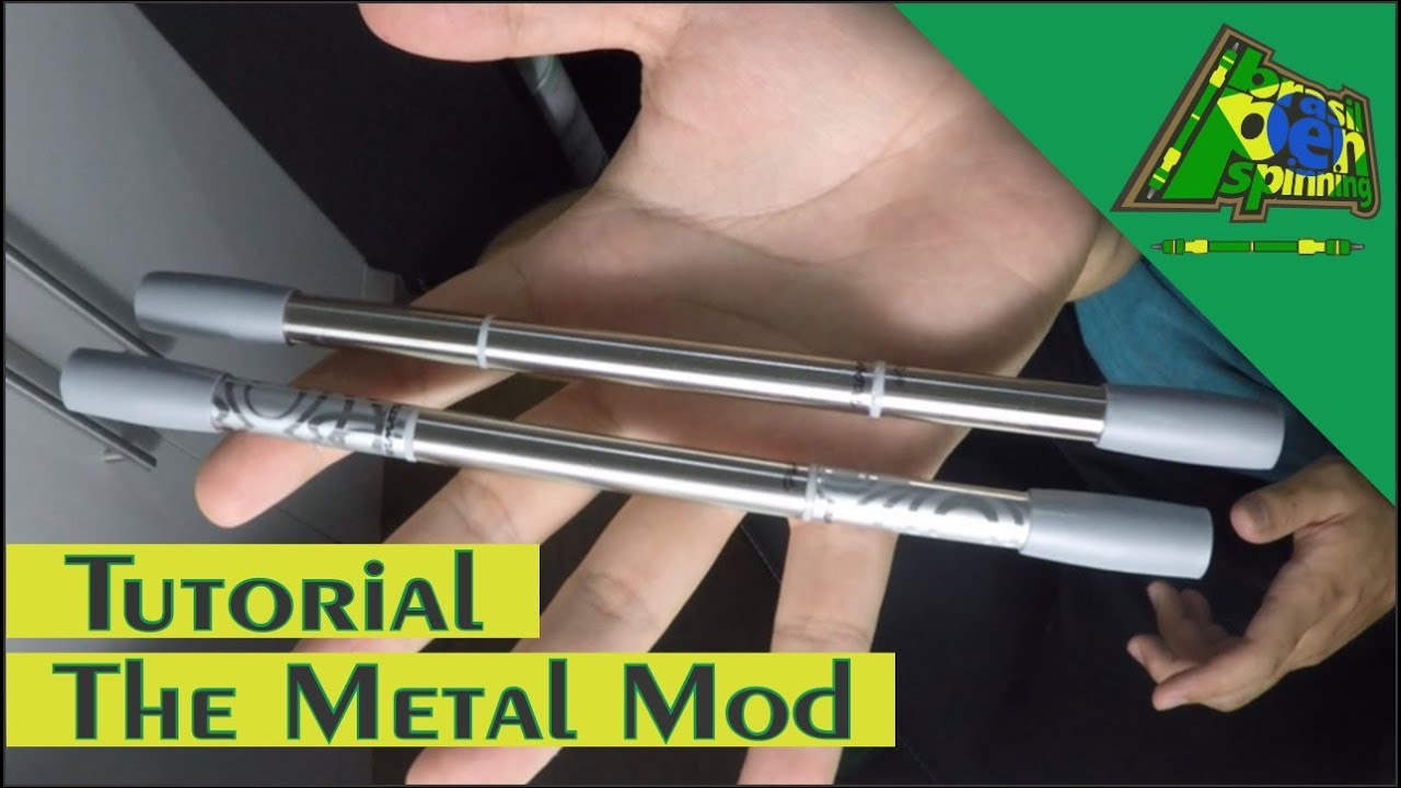 The Metal Mod - Tutorial, Descrição, Dados, Review e Combo! Pen Spinning Brasil - Girar caneta