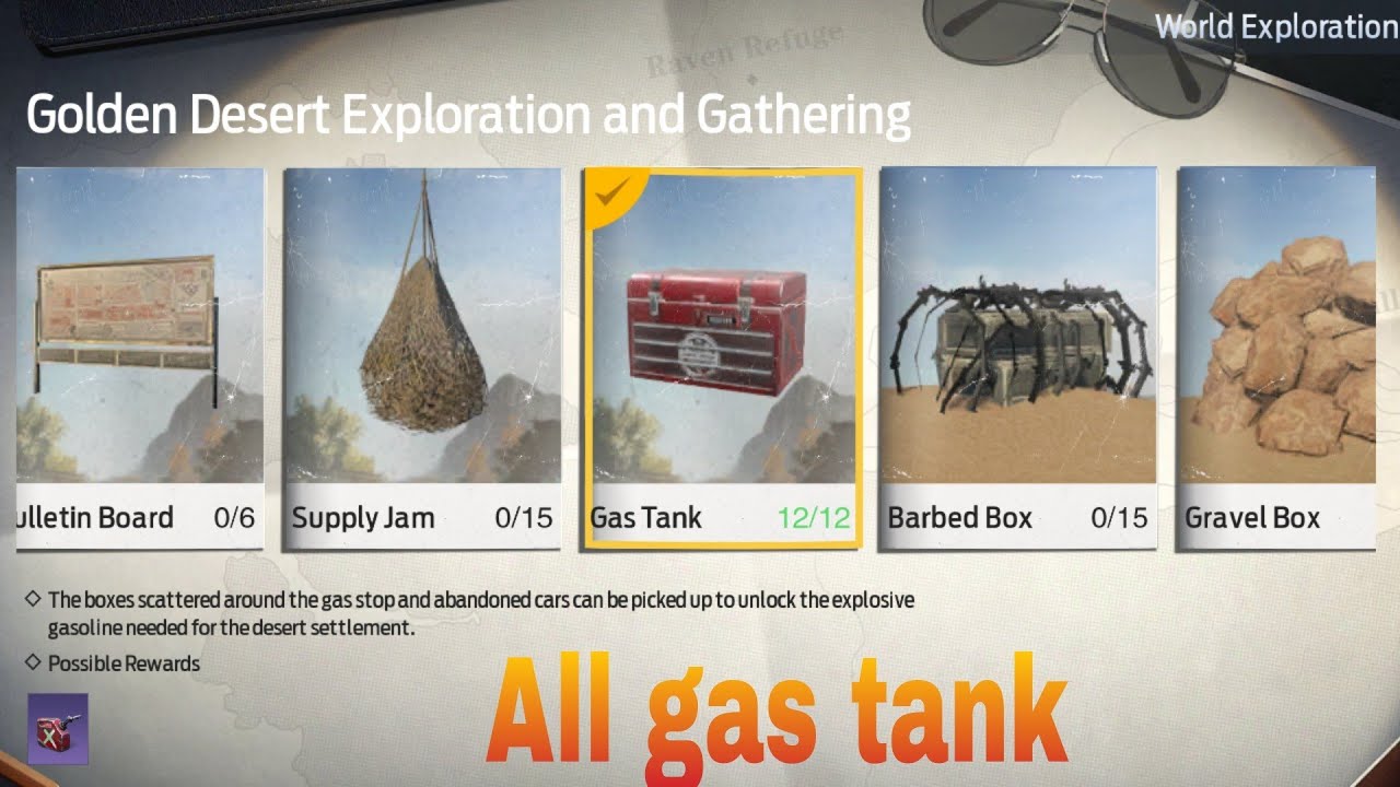 Undawn golden desert all gas tank