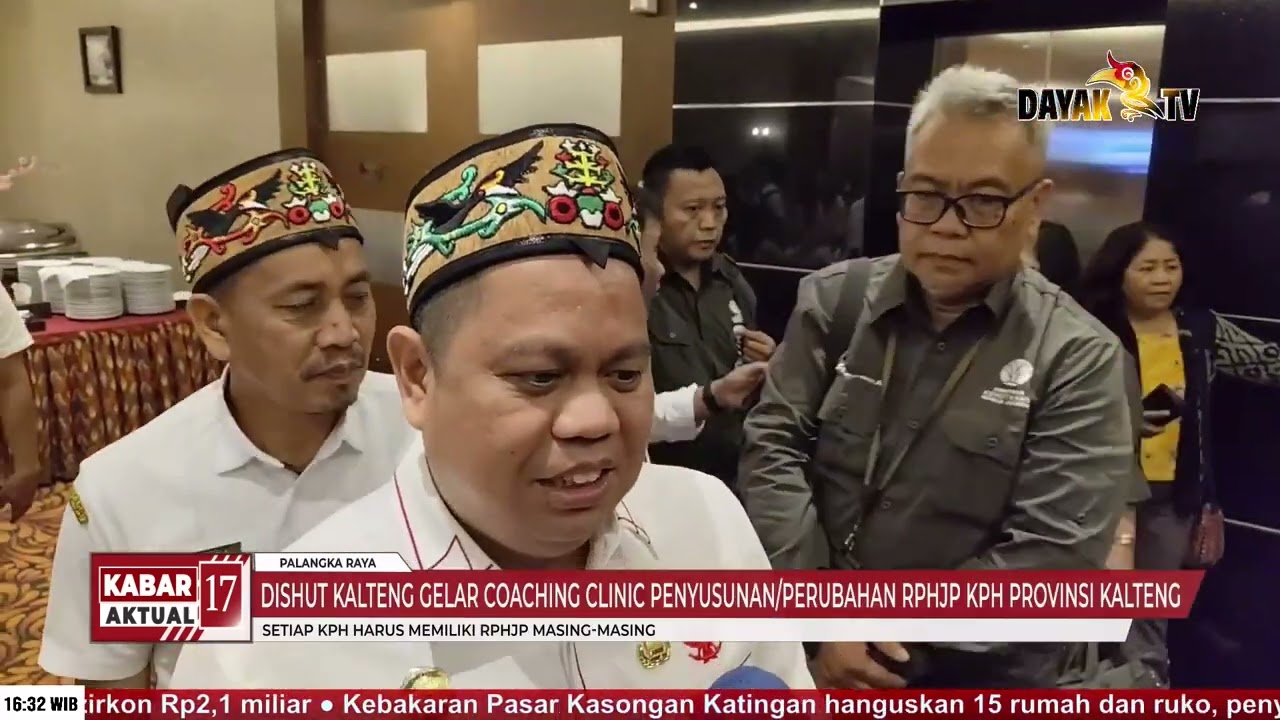 DISHUT KALTENG GELAR COACHING CLINIC PENYUSUNANPERUBAHAN RPHJP KPH PROVINSI KALTENG -KABAR17