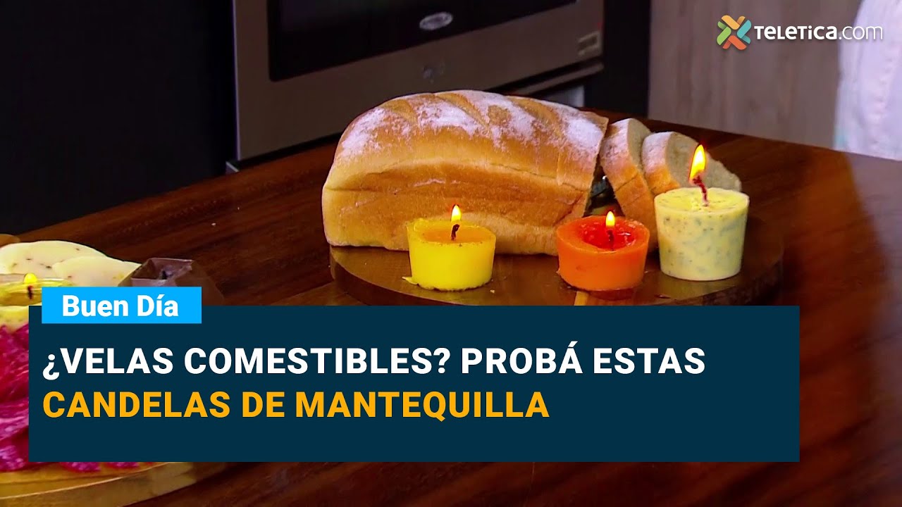 ¿Velas comestibles? Probá estas candelas de mantequilla