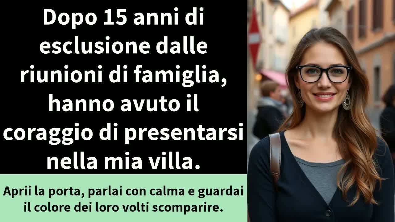 Dopo 15 anni di esclusione dalle riunioni di famiglia, hanno avuto il coraggio di presentarsi nella