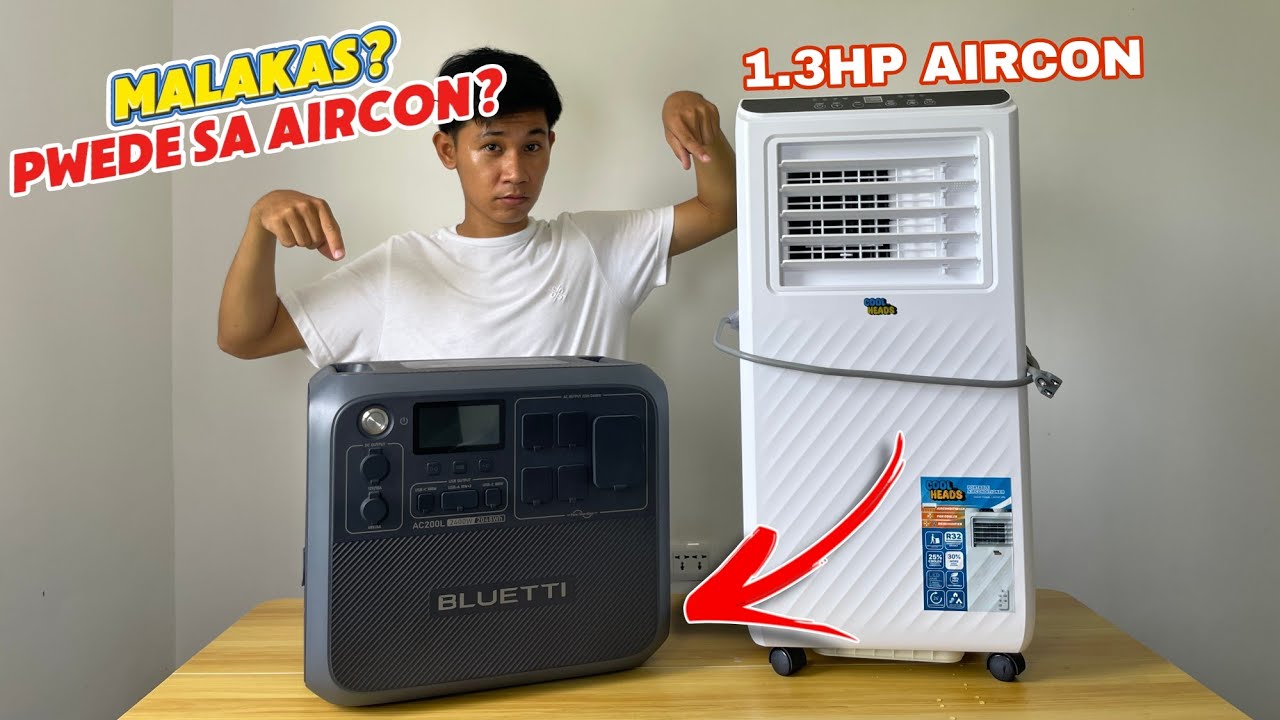 Pwede Kaya sa Aircon? BLUETTi AC200L Portable power station FULL REVIEW