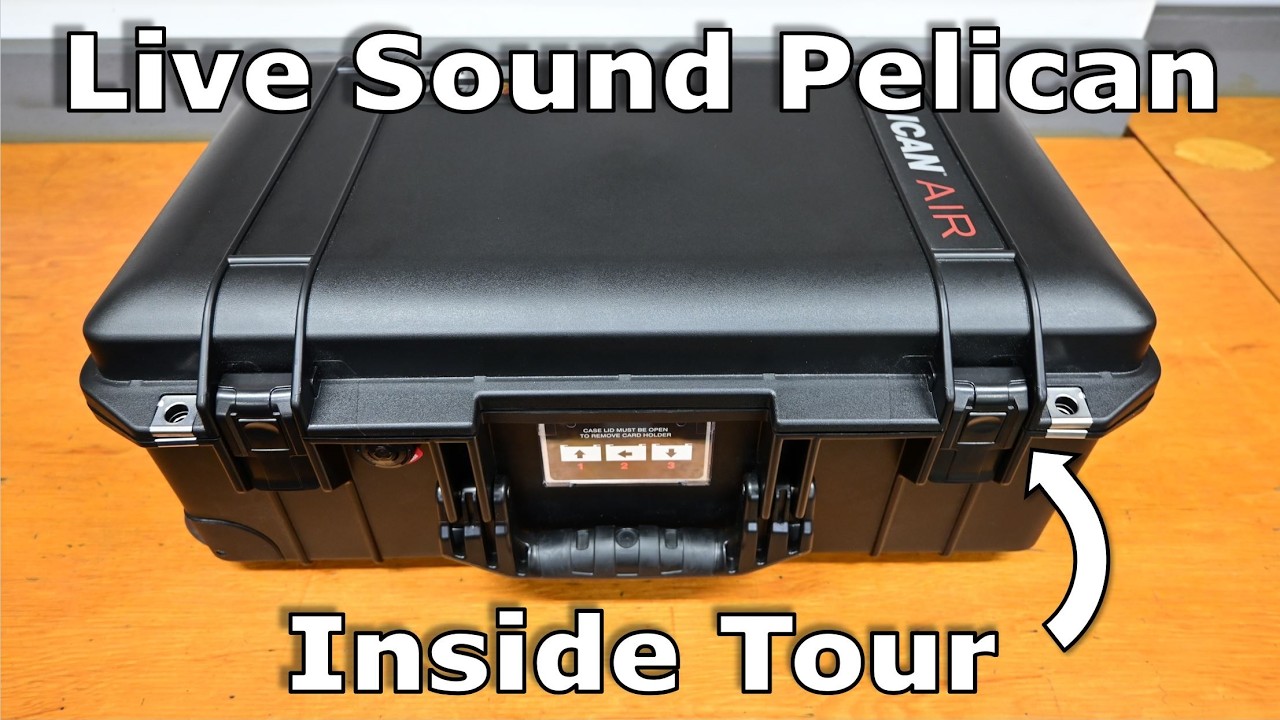 What's In My Pelican? Full Tour Inside a Live Sound Kit (2025) - Pelican Air 1535 Unpack