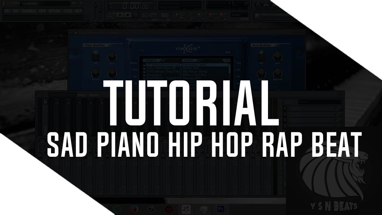 How To Make A Sad Piano Hip Hop Rap Beat FL STUDIO Tutorial