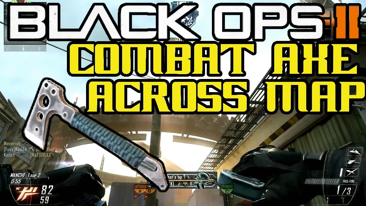 Black Ops 2 - Combat Axe Across map (Tomahawks Across Map)
