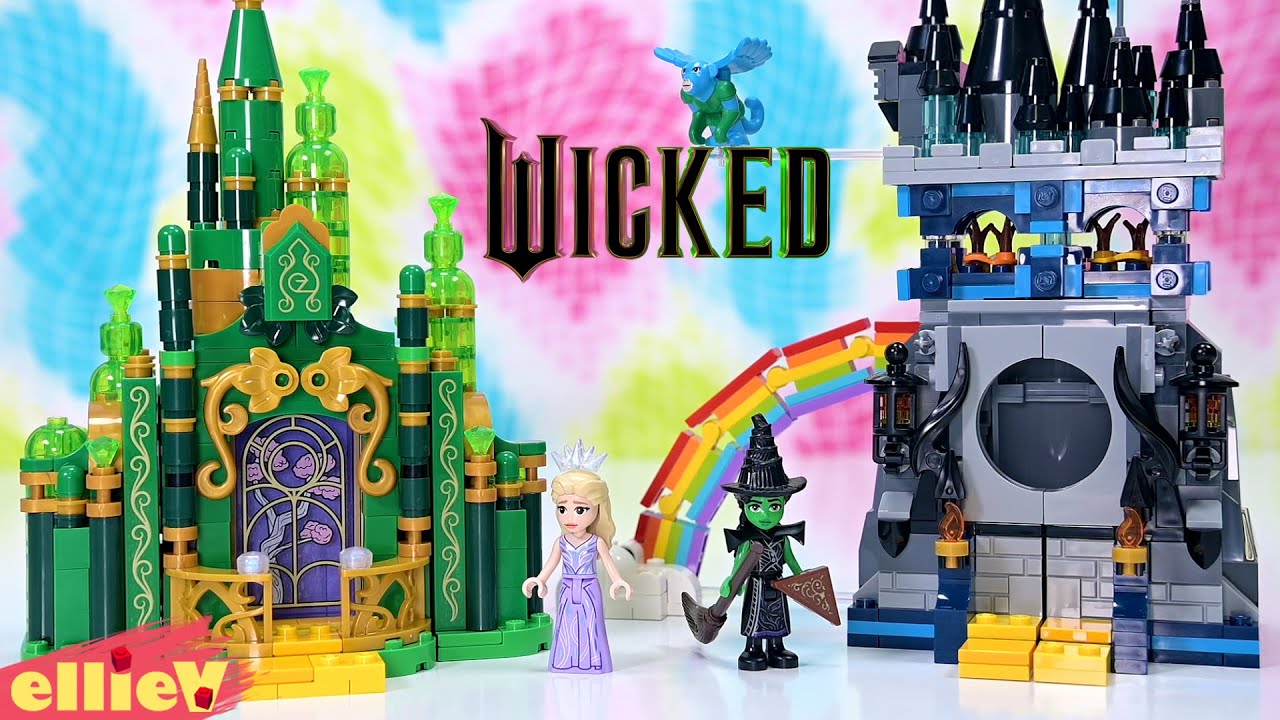 Изумрудный город и замок Киамо-Ко 💚🩷 Сборка и обзор LEGO Wicked