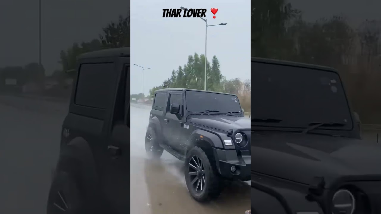 Thar Lover | Black Lover #automobile #tharloverthar #thar #modified #scorpio #car