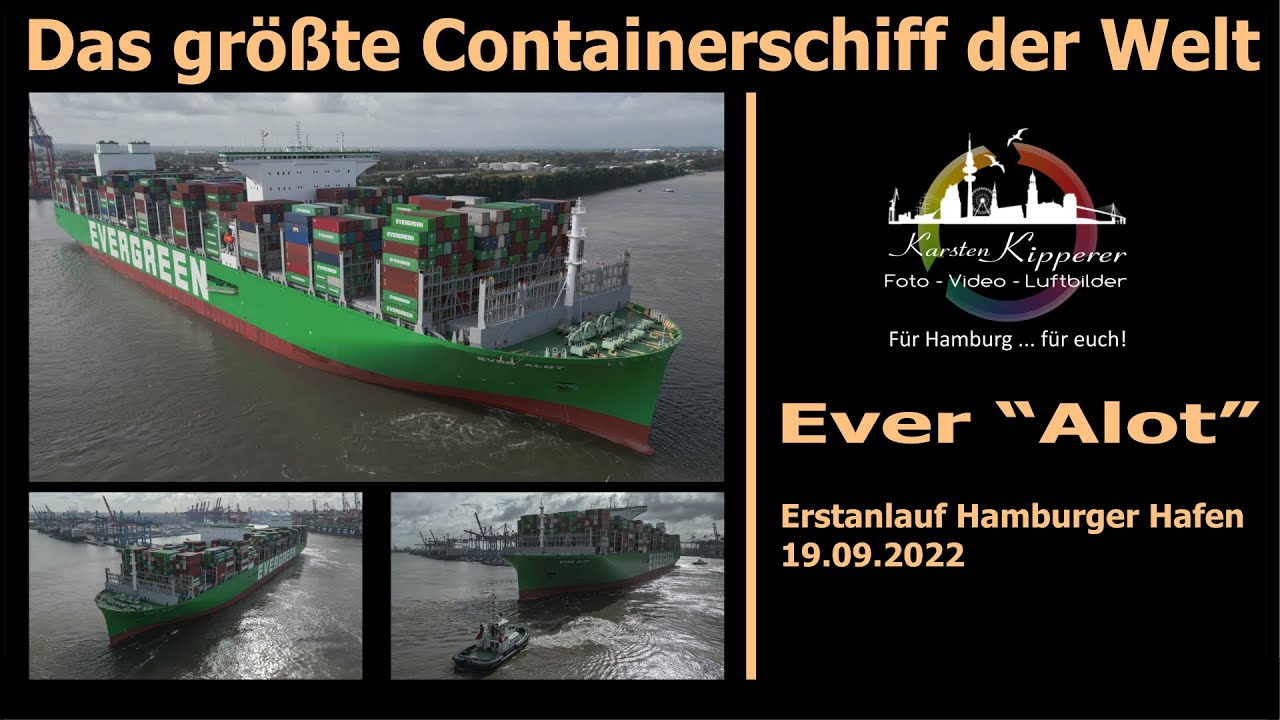 Einlauf Ever Alot Hamburg 19.09.2022 / Erstanlauf