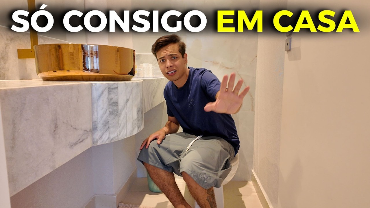 A PSICOLOGIA DAS PESSOAS QUE SÓ CONSEGUEM IR AO BANHEIRO EM CASA (É mais sério do que PENSAM)