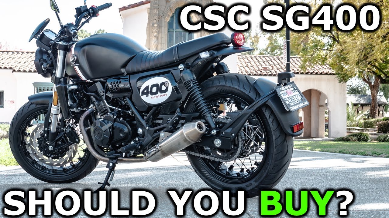 CSC RE3 SG400 Cafe Racer Motorcycle Specification Comparison and Motovlog