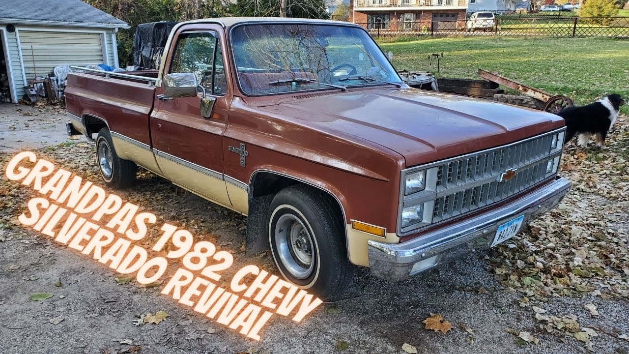 Grandpas 1982 Chevy Silverado Revival!!! First Start In Years