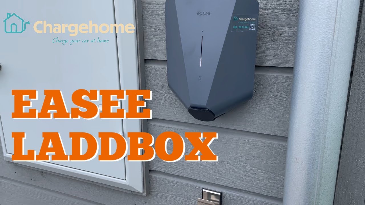 Easee laddbox | Behöver du installation av din Easee laddbox? [Chargehome]