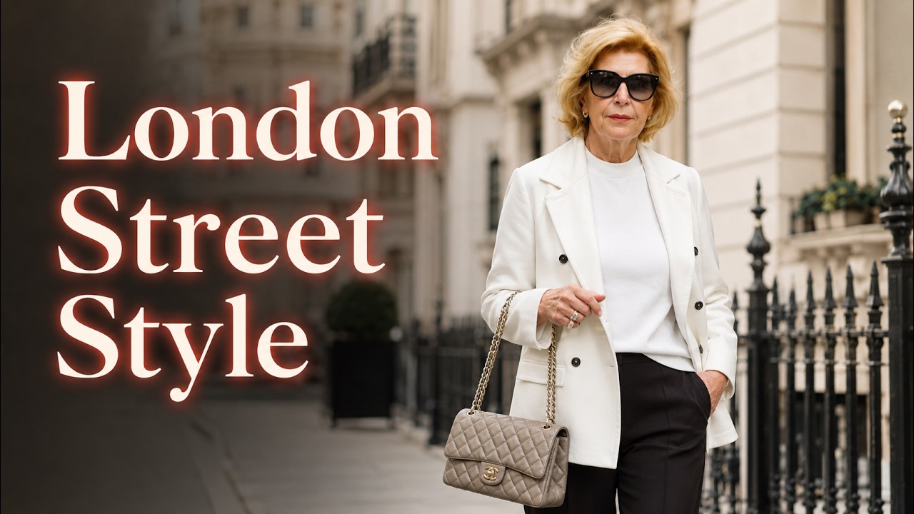 What Elegant Women Are Wearing in London 🇬🇧 | Chic 50+ Style & Luxury Fashion Inspiration