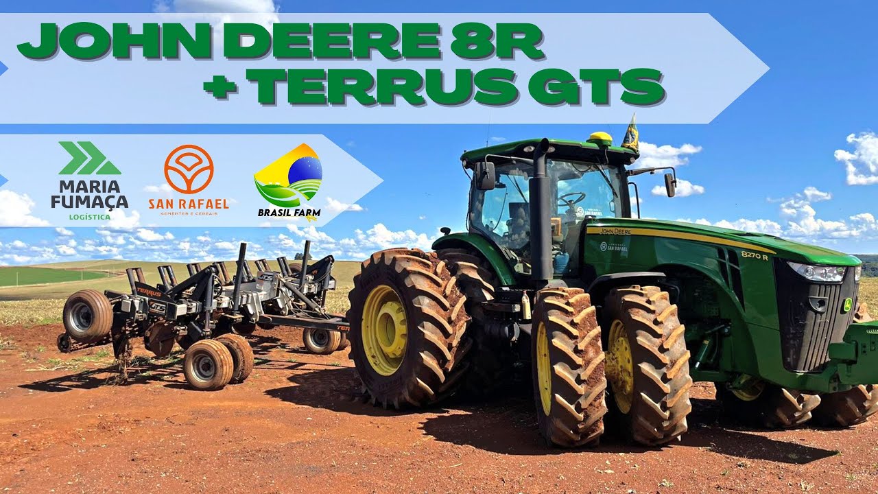 JOHN DEERE 8R + TERRUS GTS