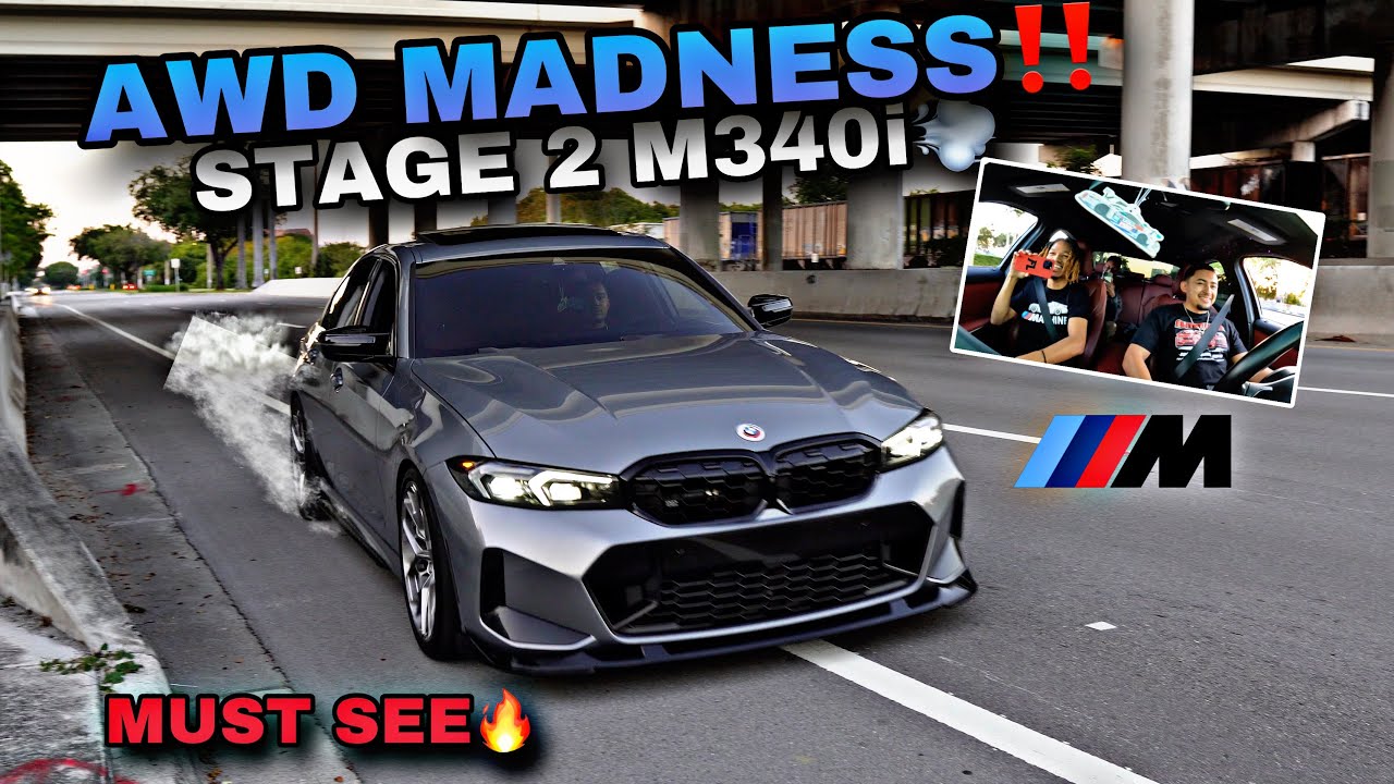 ЭТОТ BMW M340I STAGE 2 LCI 2023 ГОДА НЕВЕРОЯТНО БЫСТРЫЙ‼️😱 *УПРАВЛЕНИЕ ЗАПУСКОМ И МНОГОЕ ДРУГОЕ*🔥💨