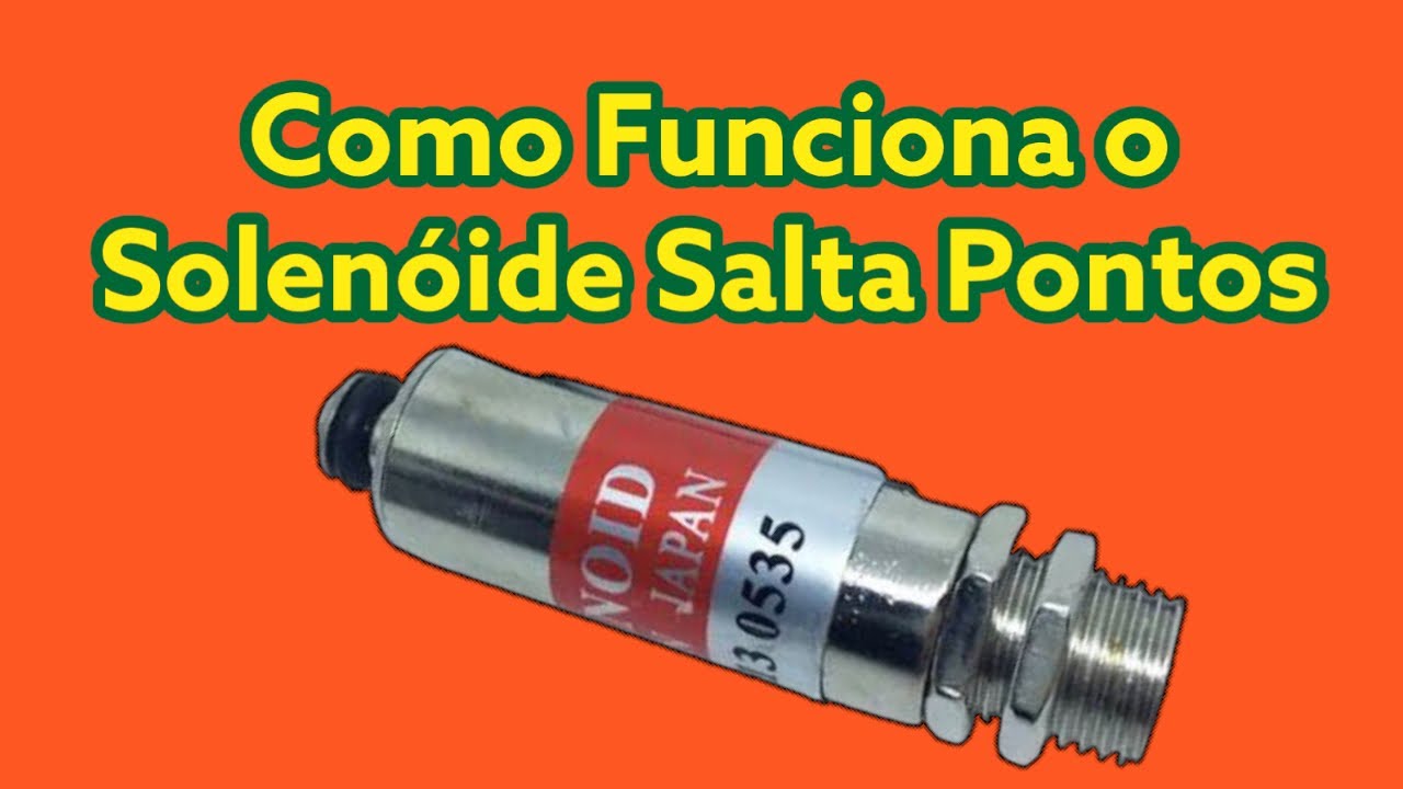 Como Funciona o Solenóide Salta Pontos | Máquina de Bordar | Mecânica Básica