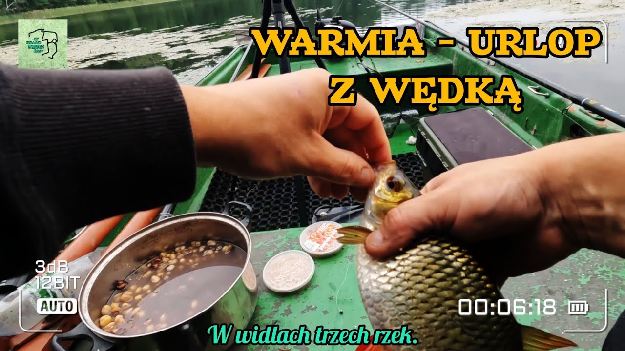 WARMIA - początek urlopu! Spławik z łódki! :)