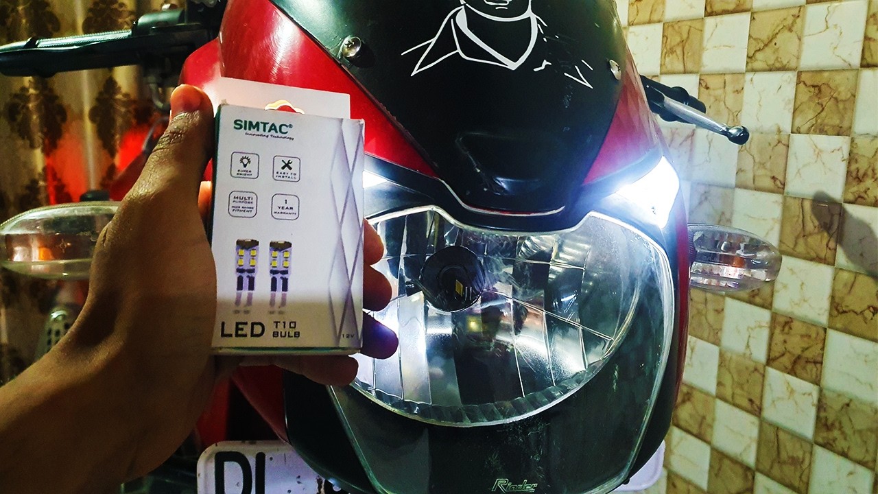Transform Your Pulsar 150's Look with Simtac LED Parking Lights