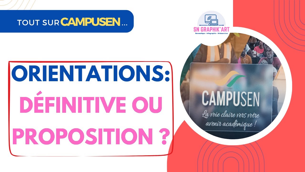 #CAMPUSEN - Diff&eacute;rences orientation d&eacute;finitive et proposition d'orientation.