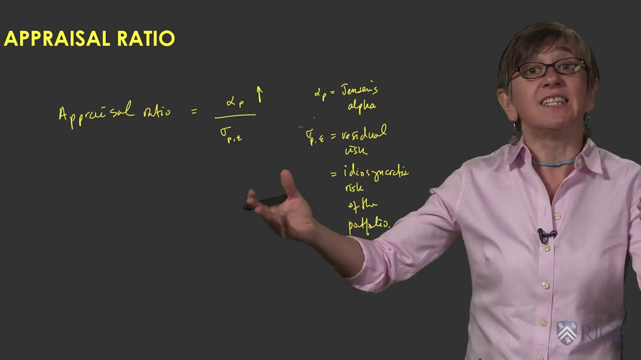 Appraisal ratio and information ratio - Investment Strategies and Portfolio Analysis