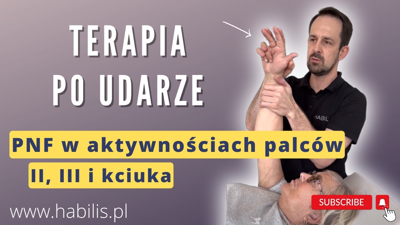 🔥TERAPIA RĘKI PO  UDARZE - PNF w aktywności palców II i III oraz kciuka 🖐️